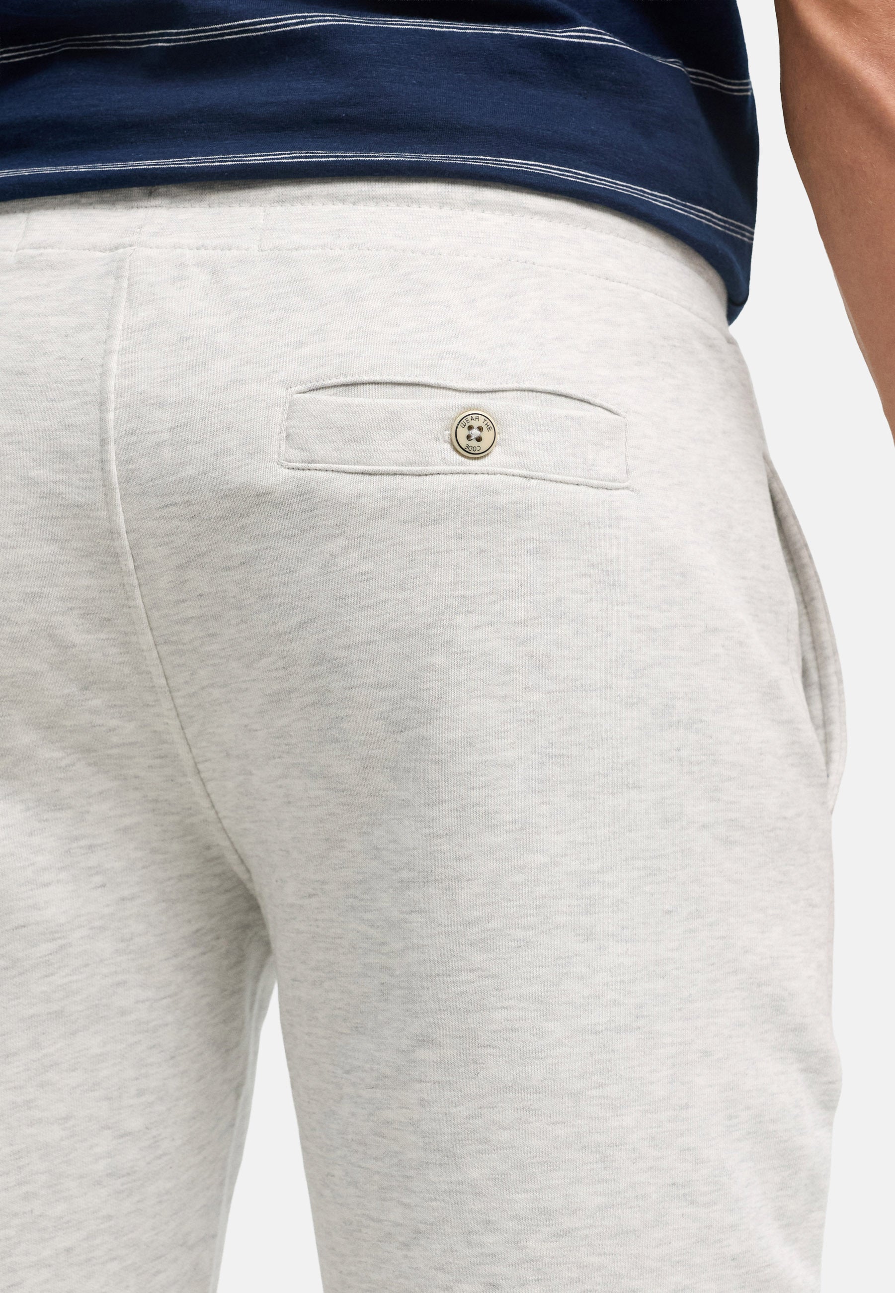 Indicode Men's Aldrich Fleece Lined Sweatshorts with Drawstring Cord