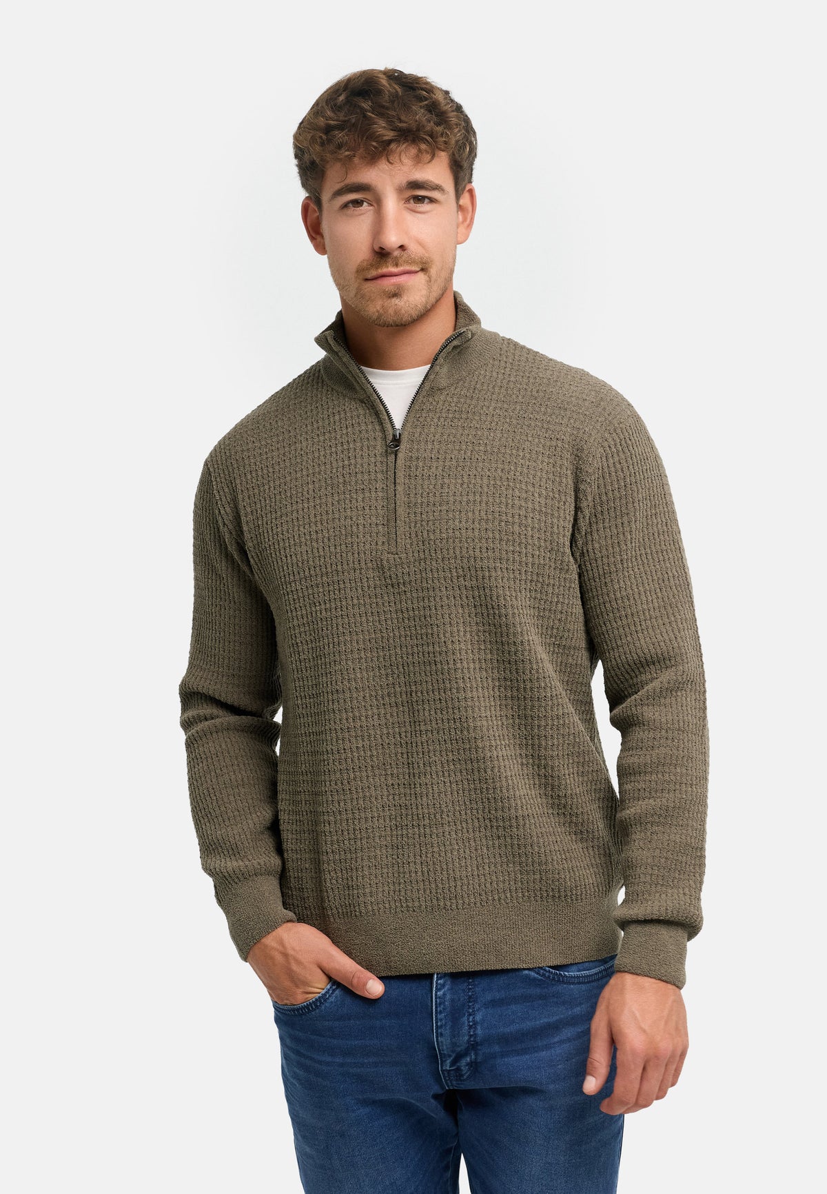 Strickpullover INNoris 1/2 Zip Produktbild