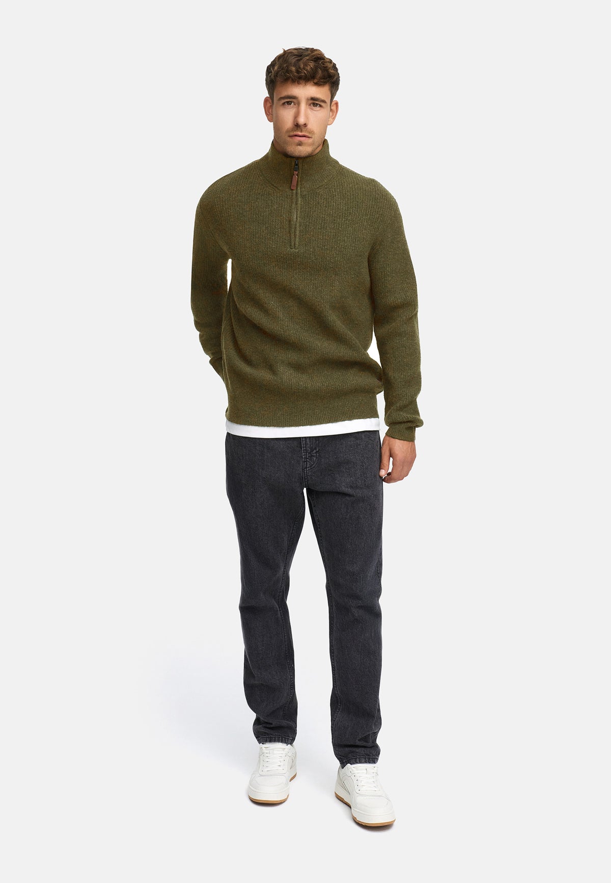 Strickpullover INPeace Half Zip Produktbild