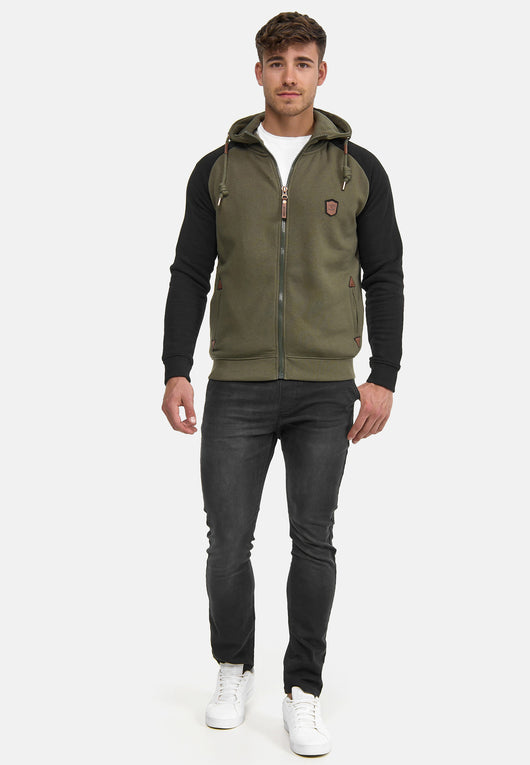 Indicode Men's Arbutus Hooded Sweat Jacket