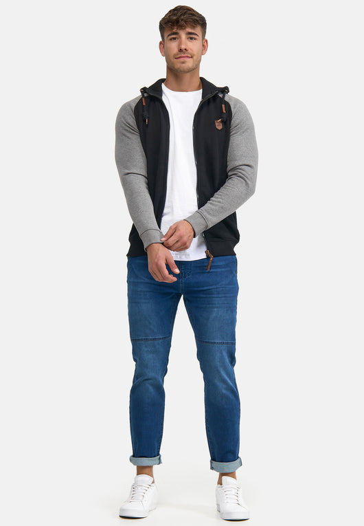 Indicode Men's Arbutus Hooded Sweat Jacket