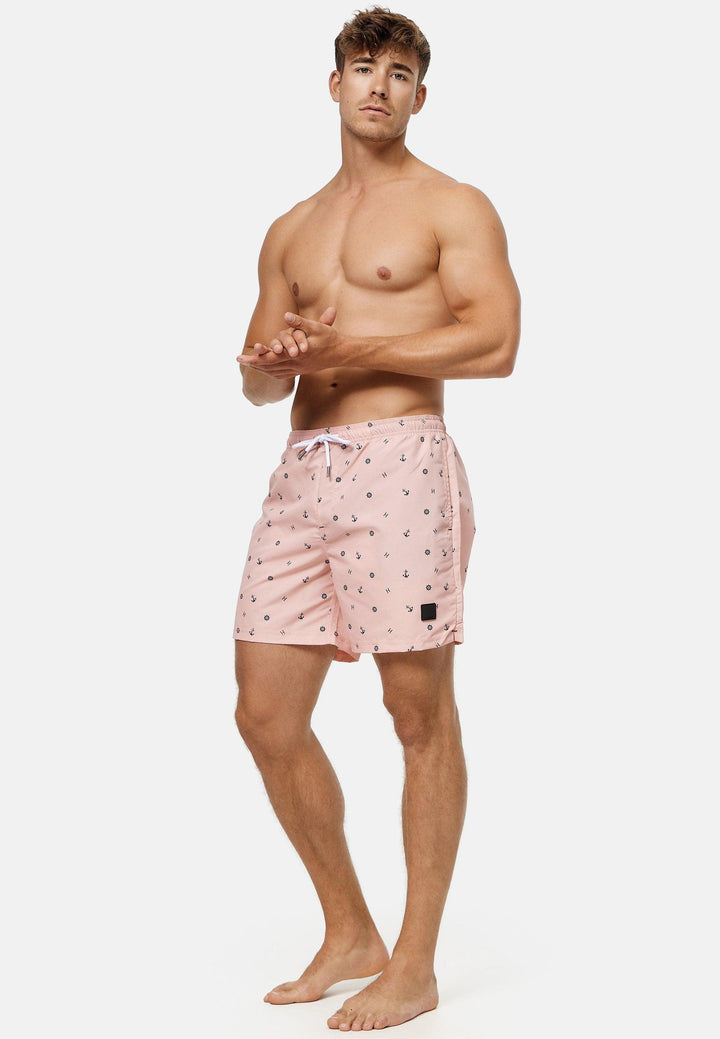 Indicode Herren Maya Badeshorts mit 3 Taschen und Tunnelzug - INDICODE
