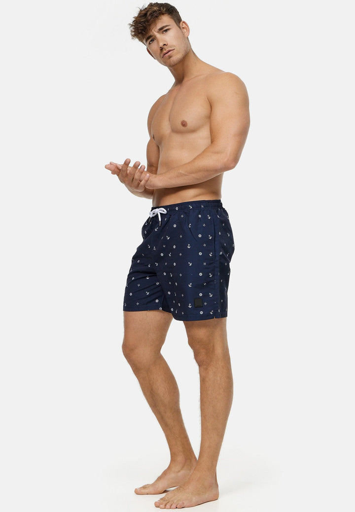 Indicode Herren Maya Badeshorts mit 3 Taschen und Tunnelzug - INDICODE