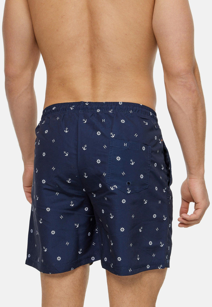 Indicode Herren Maya Badeshorts mit 3 Taschen und Tunnelzug - INDICODE