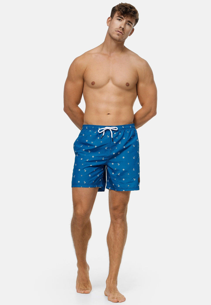 Indicode Herren Maya Badeshorts mit 3 Taschen und Tunnelzug - INDICODE