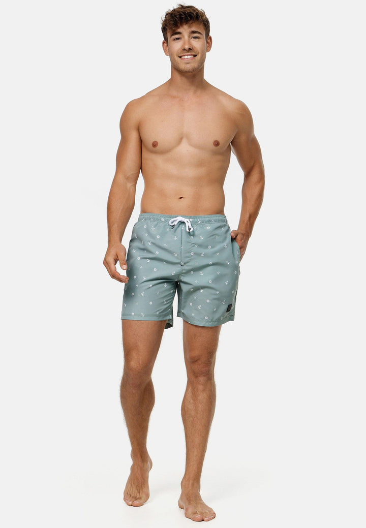 Indicode Herren Maya Badeshorts mit 3 Taschen und Tunnelzug - INDICODE