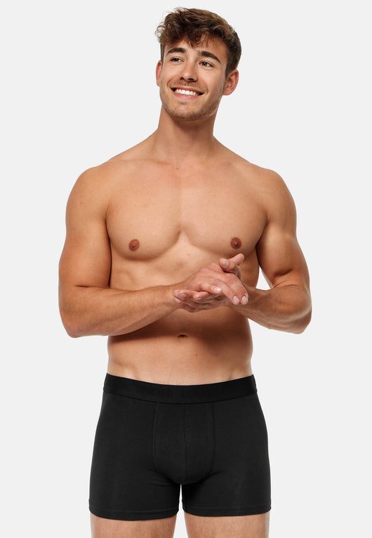 Indicode men's Copenhagen 7-pack boxer shorts made of 95% cotton