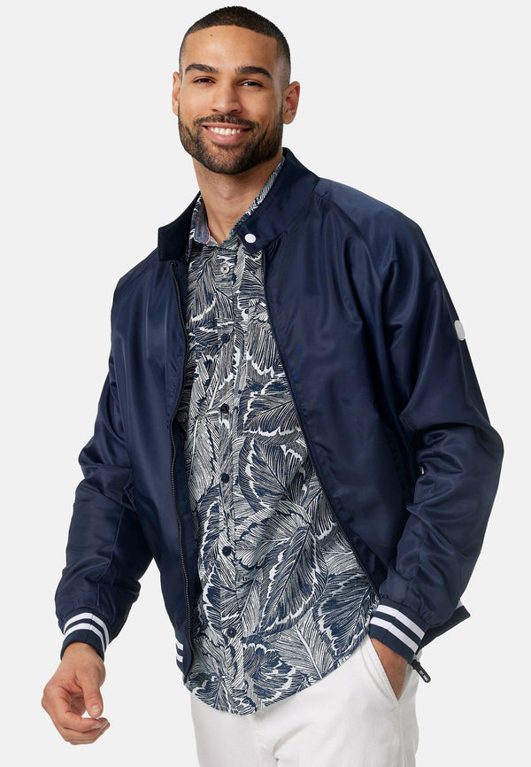 Indicode men's Ayser jacket with stand-up collar and zip