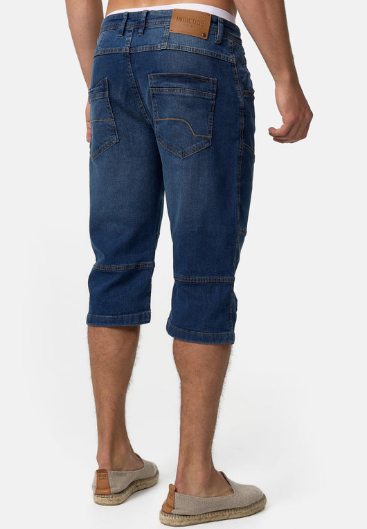 Indicode Men's Fortune 3/4 Jeans Shorts with pockets made of 98