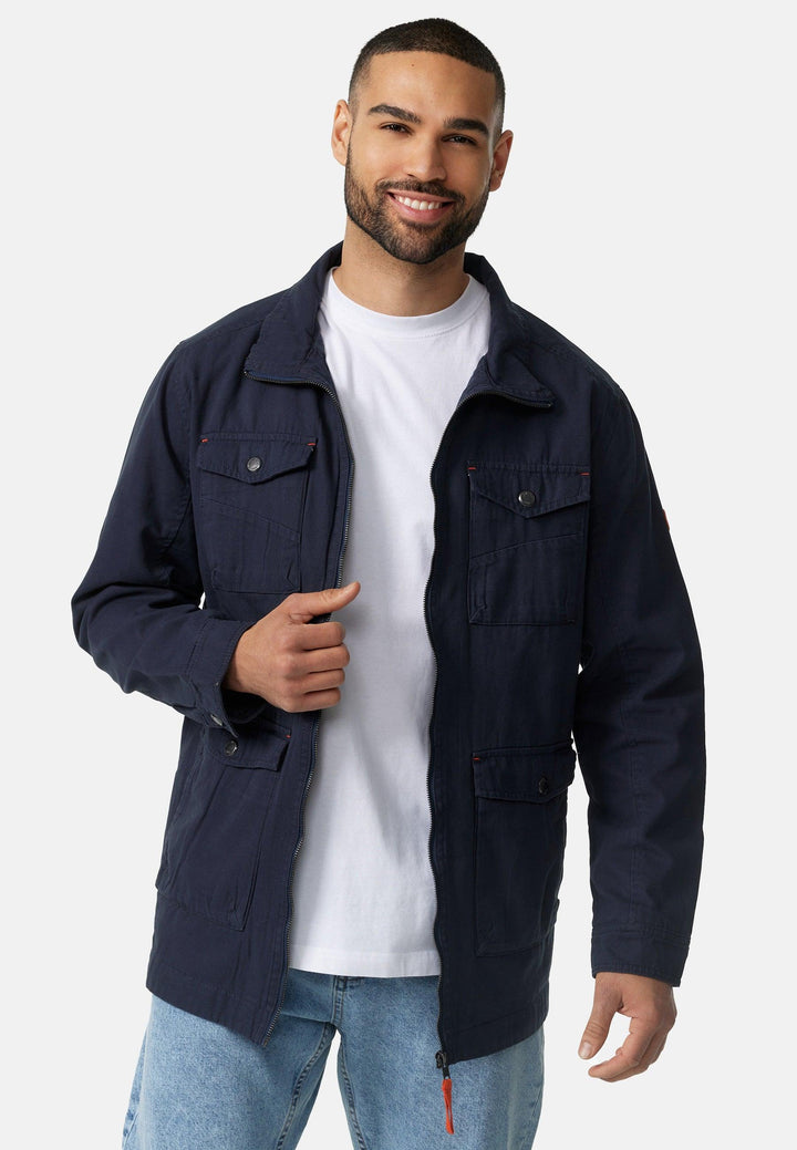 Indicode Herren Simeon Übergangsjacke aus Baumwolle - INDICODE