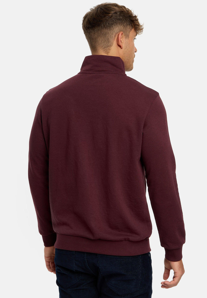 Indicode Herren INBrandt Sweatshirt mit Stehkragen - INDICODE