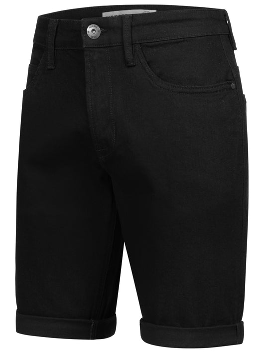 Indicode Men's Caden Jeans Shorts with 5 pockets made of 98% cotton