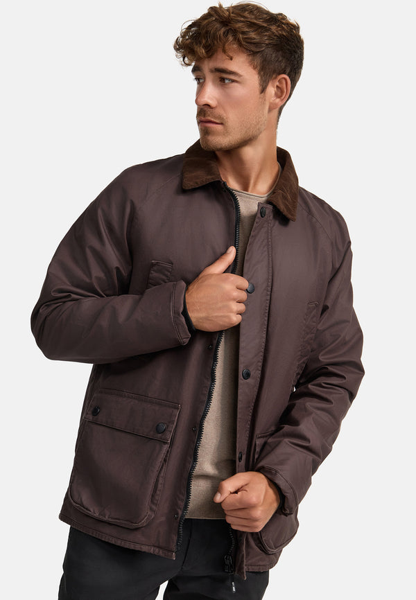 Indicode Herren INFilmen Übergangsjacke mit 5 Taschen und Umschlagkragen