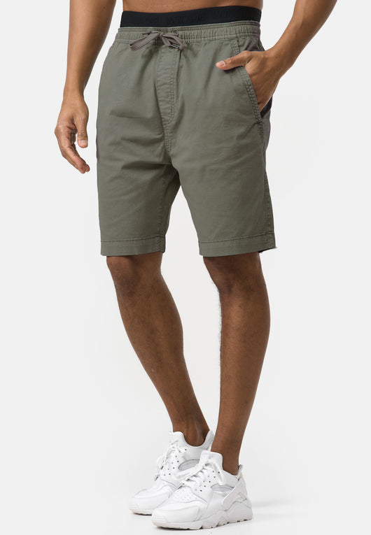 Indicode Men's 98% Cotton Kelowna 4 Pocket Chino Shorts with Drawstring Cord