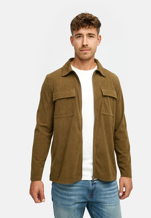 Hemd Langarm INNemoto Zip Shirt
