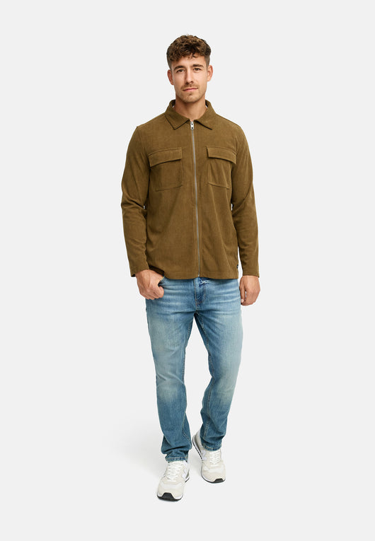 Hemd Langarm INNemoto Zip Shirt