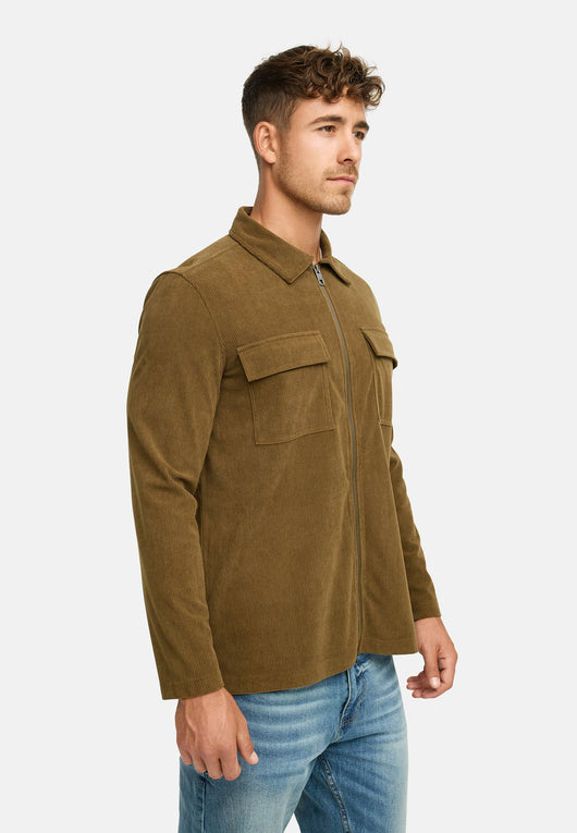 Hemd Langarm INNemoto Zip Shirt