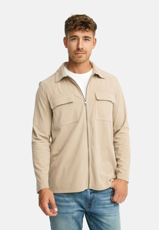 Hemd Langarm INNemoto Zip Shirt