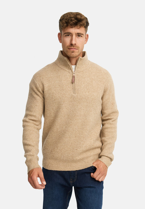 Strickpullover INPeace Half Zip
