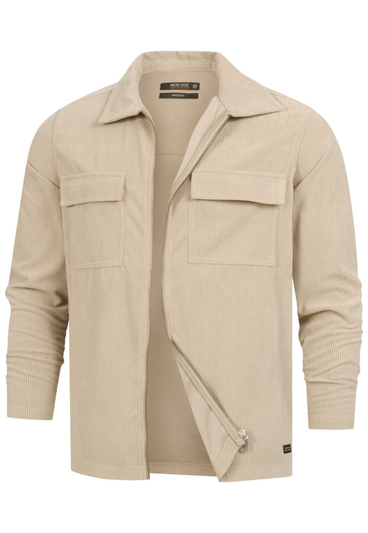 Hemd Langarm INNemoto Zip Shirt