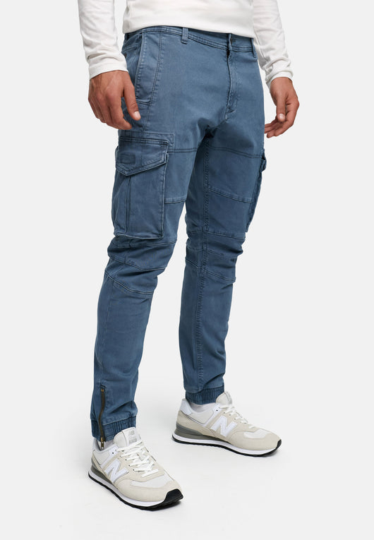 Indicode Men's Alex 6 Pocket Cotton Cargo Pants