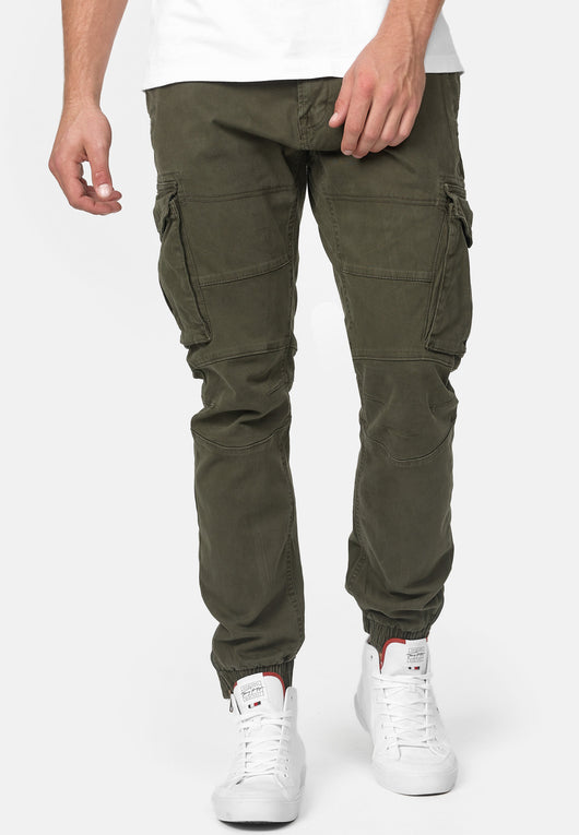 Indicode Men's Alex 6 Pocket Cotton Cargo Pants