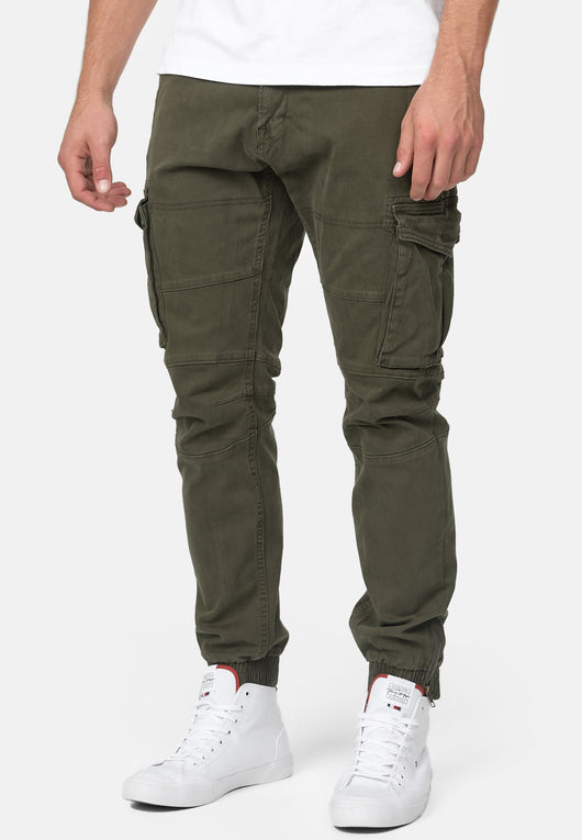 Indicode Men's Alex 6 Pocket Cotton Cargo Pants