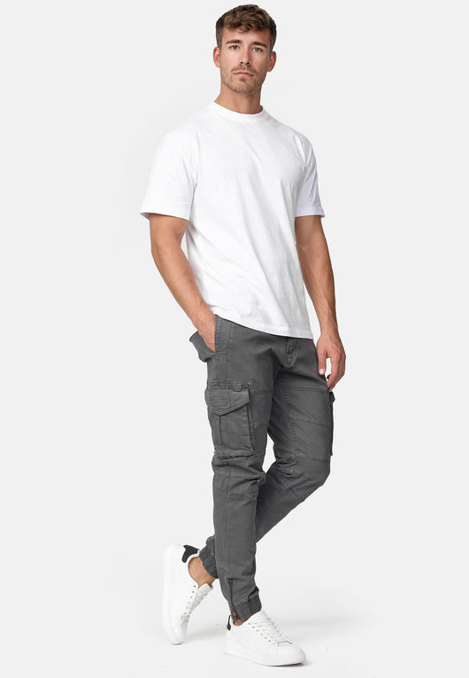 Indicode Men's Alex 6 Pocket Cotton Cargo Pants