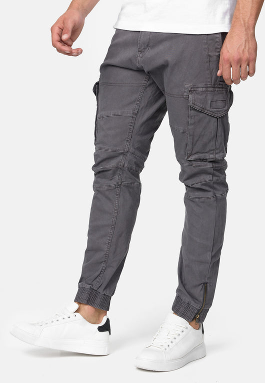Indicode Men's Alex 6 Pocket Cotton Cargo Pants