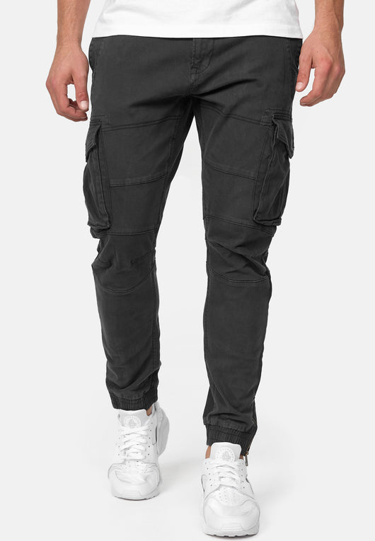 Indicode Men's Alex 6 Pocket Cotton Cargo Pants