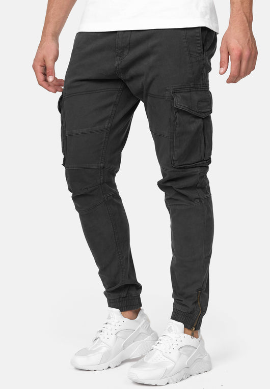 Indicode Men's Alex 6 Pocket Cotton Cargo Pants