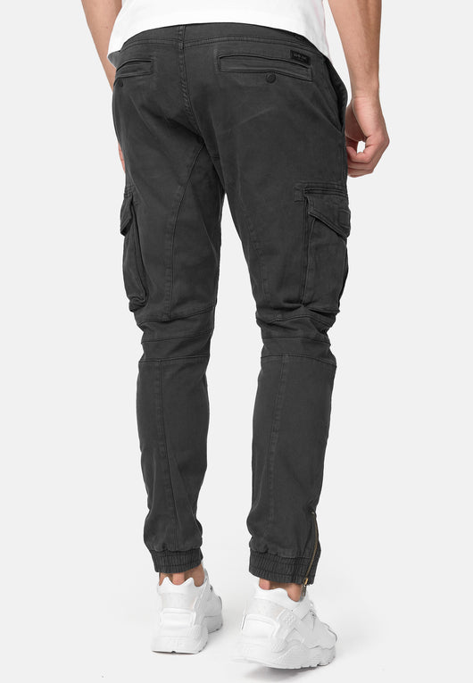 Indicode Men's Alex 6 Pocket Cotton Cargo Pants