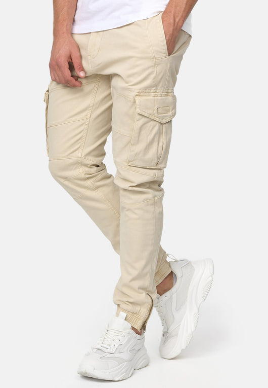 Indicode Men's Alex 6 Pocket Cotton Cargo Pants