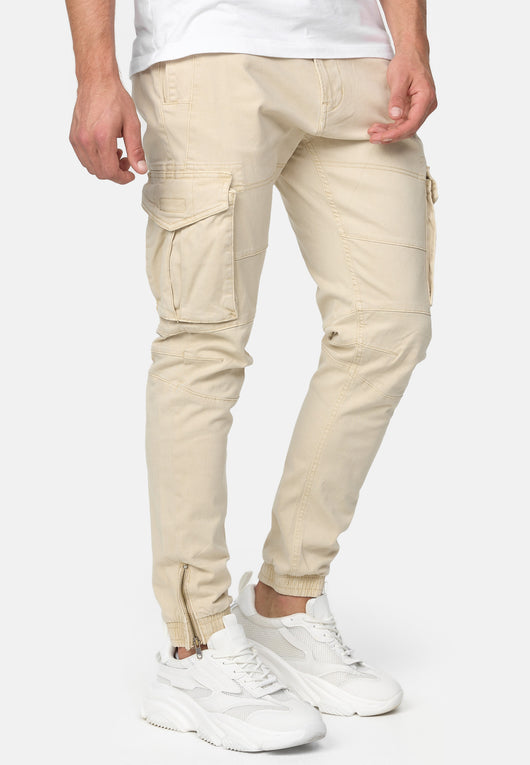 Indicode Men's Alex 6 Pocket Cotton Cargo Pants