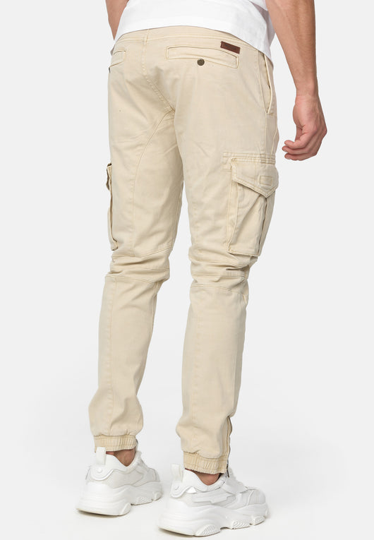Indicode Men's Alex 6 Pocket Cotton Cargo Pants