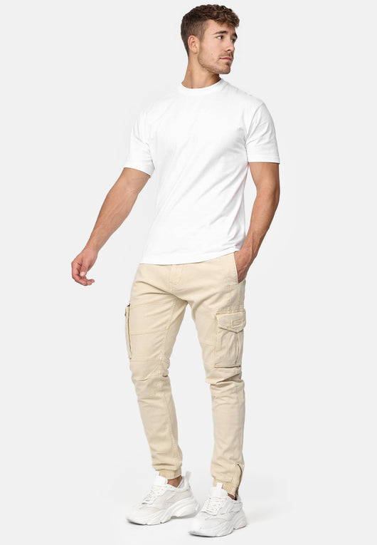 Indicode Men's Alex 6 Pocket Cotton Cargo Pants