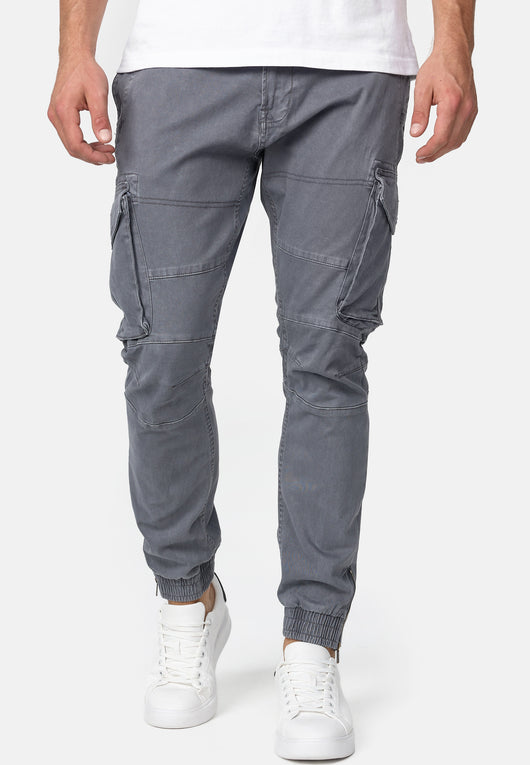 Indicode Men's Alex 6 Pocket Cotton Cargo Pants