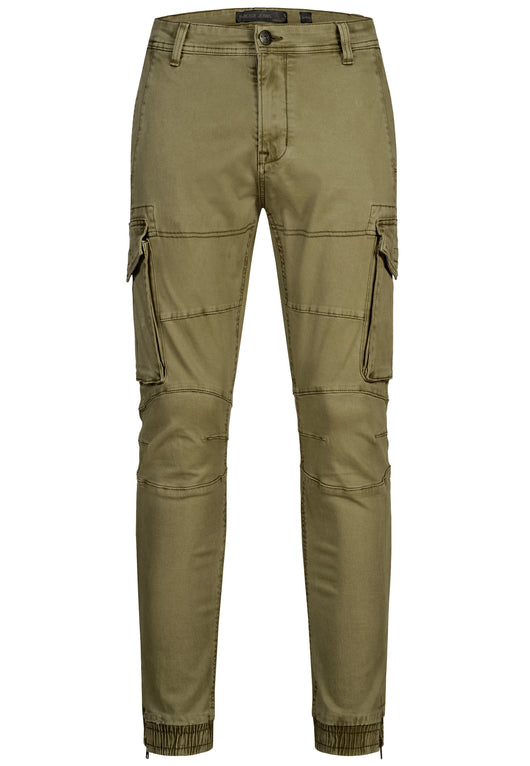 Indicode Men's Alex 6 Pocket Cotton Cargo Pants