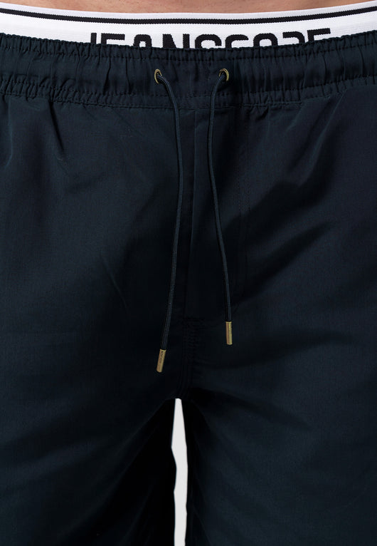 Indicode men's Solomon swim trunks with 3 pockets and drawstring