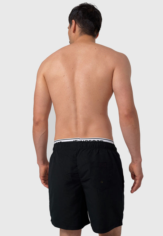 Indicode men's Solomon swim trunks with 3 pockets and drawstring