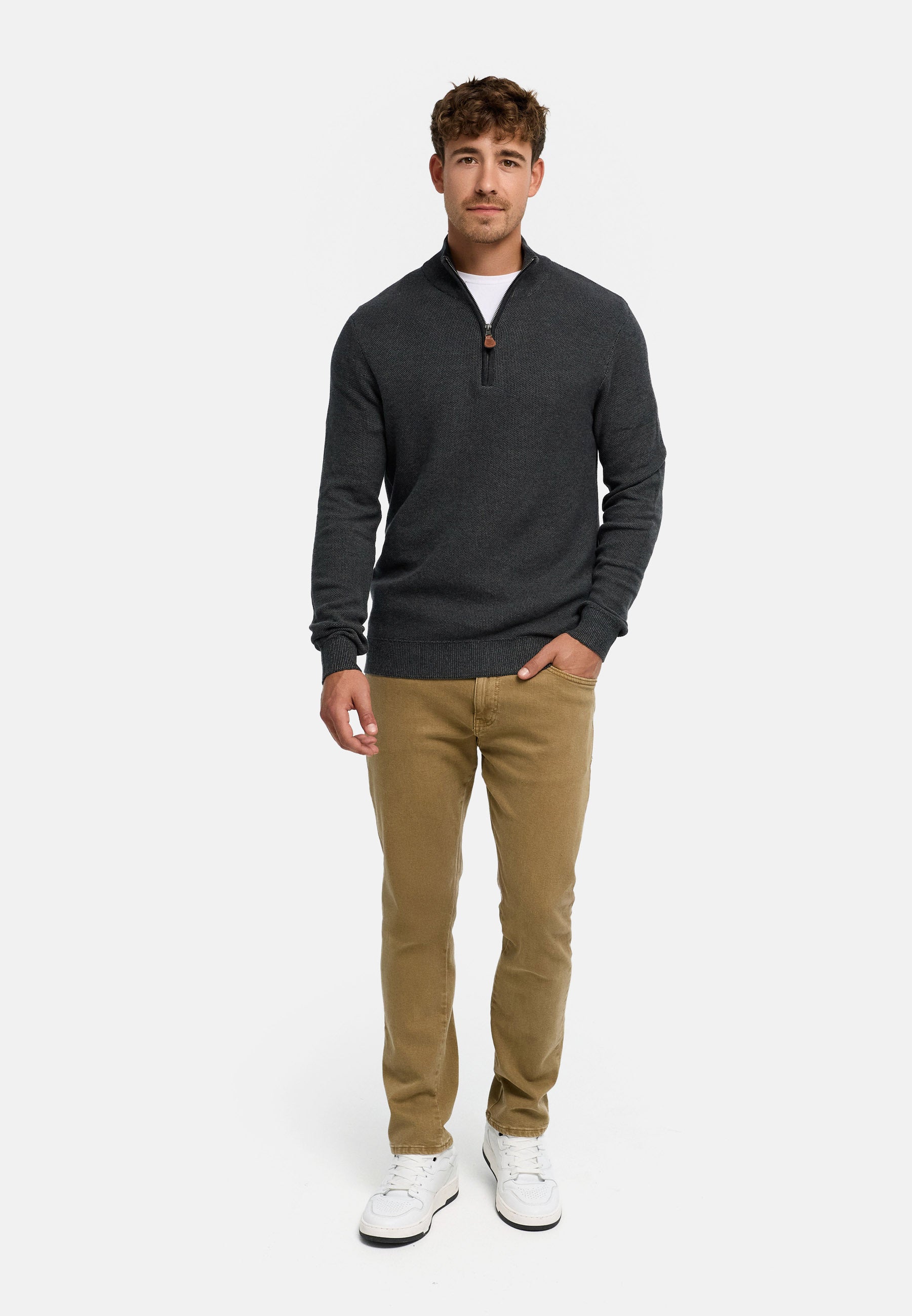 Strickpullover INJexi Half Zip Produktbild