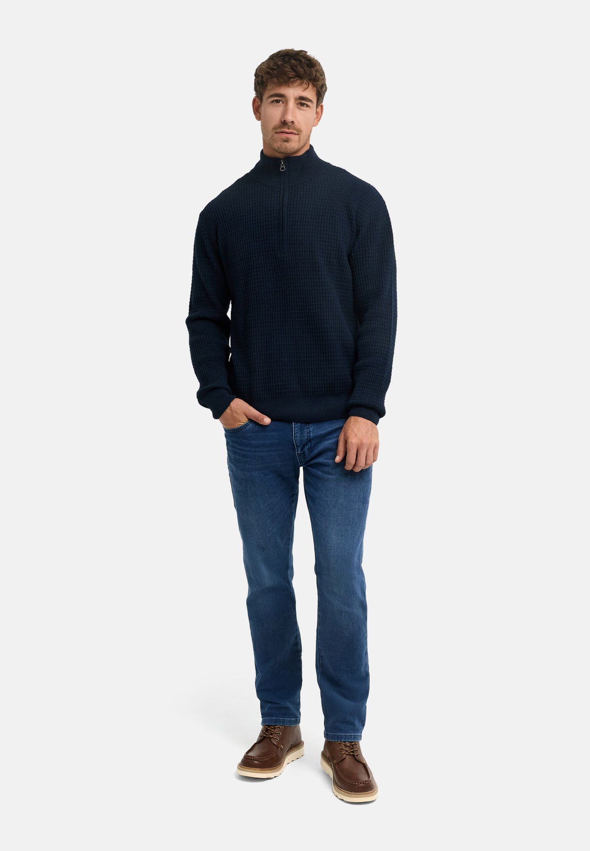 Strickpullover INNoris 1/2 Zip Produktbild