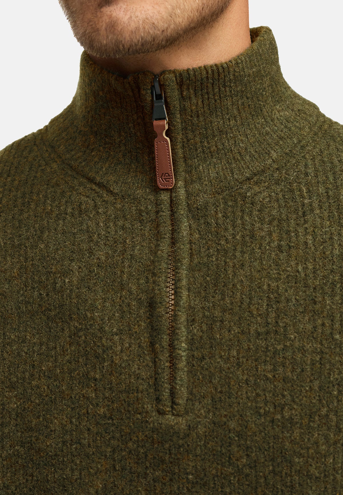 Strickpullover INPeace Half Zip Produktbild