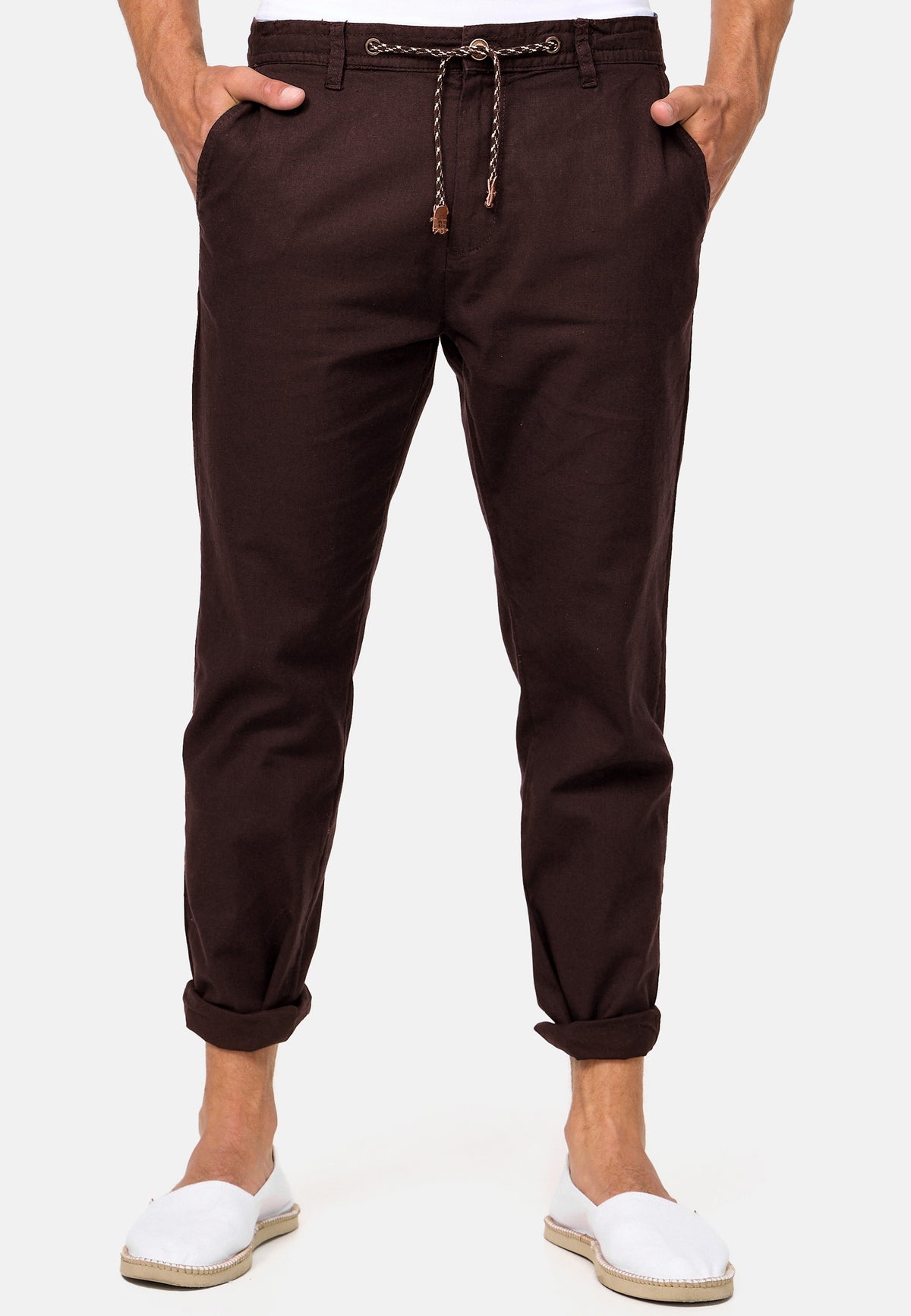 Pantalon en lin Veneto