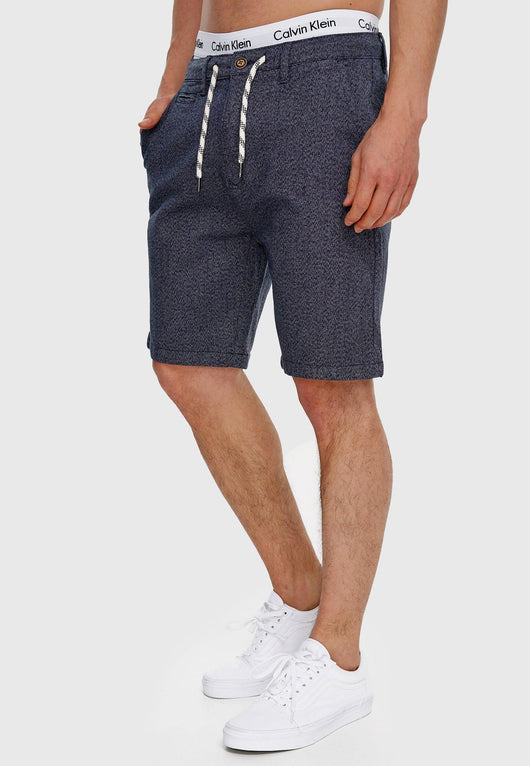 Indicode Herren Stephenson Chino Shorts mit 5 Taschen aus 98% Baumwolle - INDICODE
