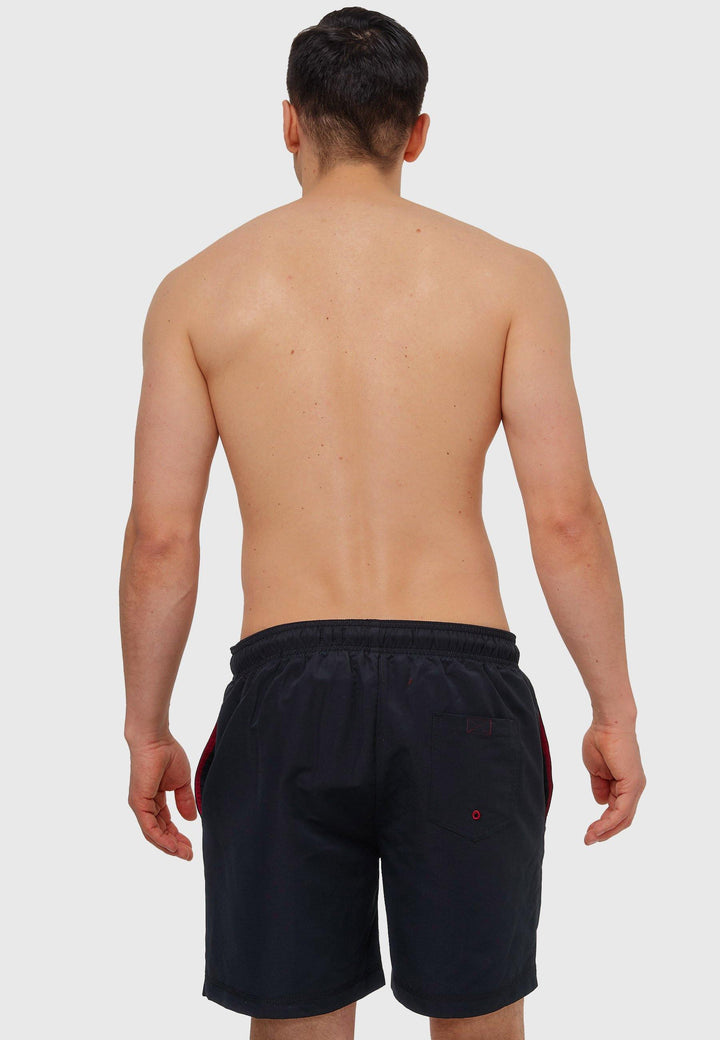 Indicode Herren Ferguson Badehose mit 3 Taschen und Tunnelzug - INDICODE