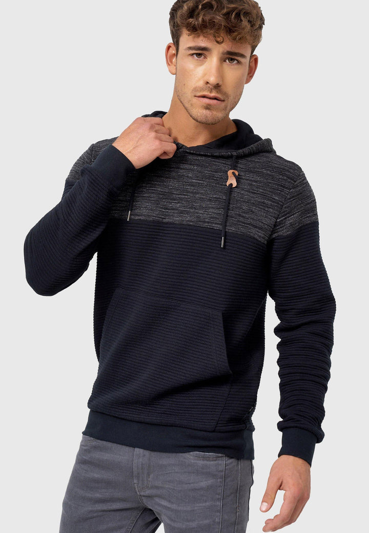Indicode Herren Saunders Sweatshirt mit Kapuze - INDICODE