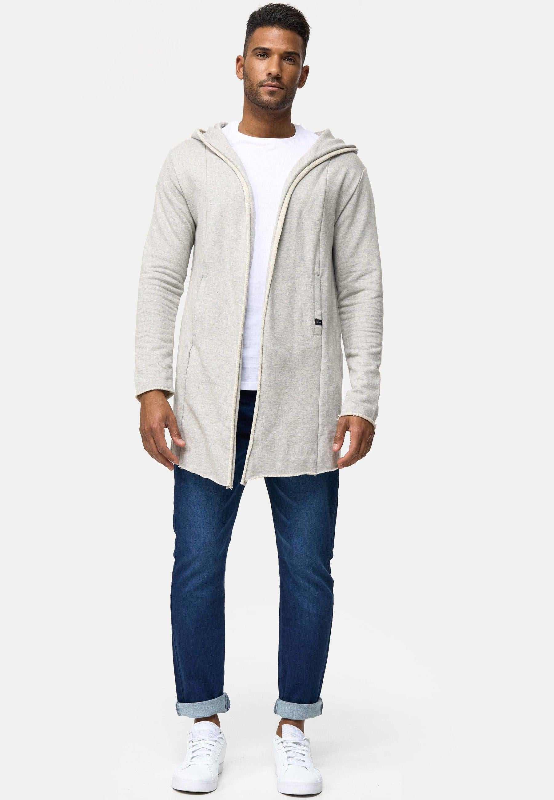 Indicode Jeans Winter Jacke Weiss Indicode Men's Brekstad Oversize