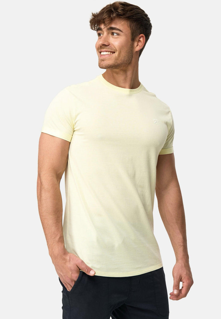 Indicode Herren Kloge T-Shirt mit Rundhals-Ausschnitt aus 100% Baumwolle - INDICODE