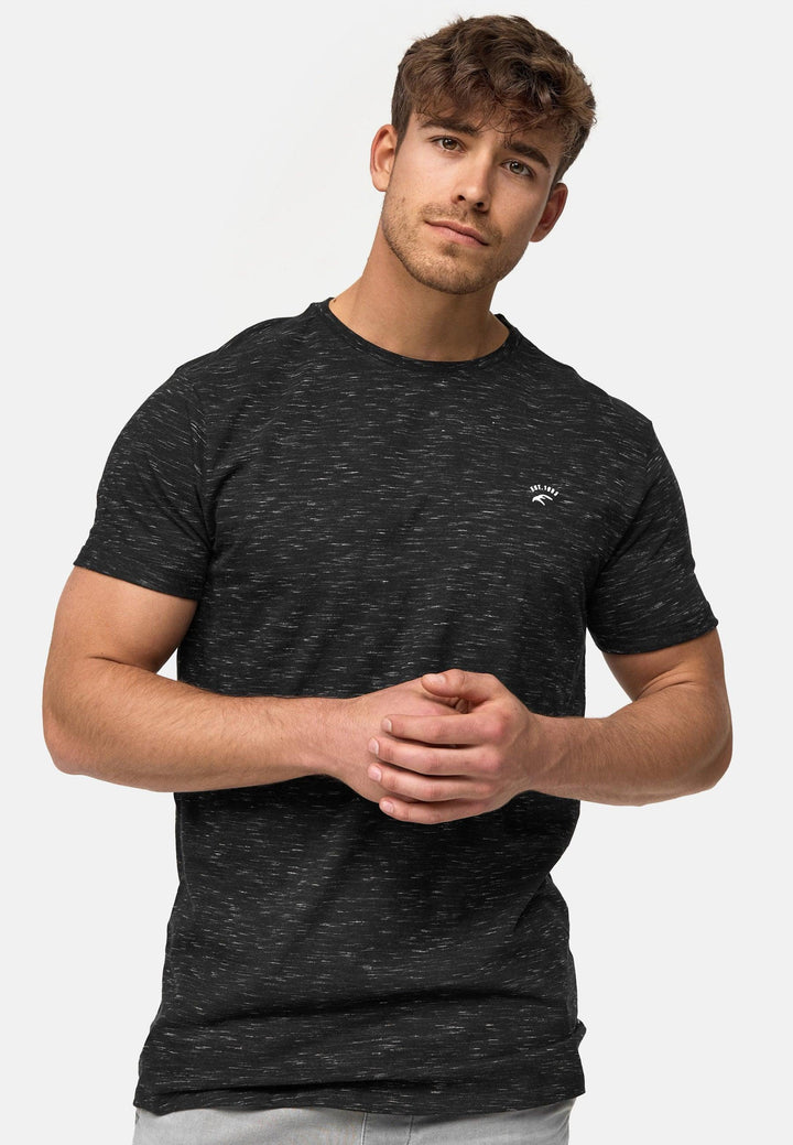Indicode Herren Kloge T-Shirt mit Rundhals-Ausschnitt aus 100% Baumwolle - INDICODE